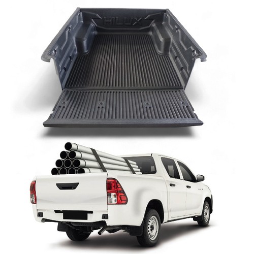 Black pickup truck bed - bed, liner