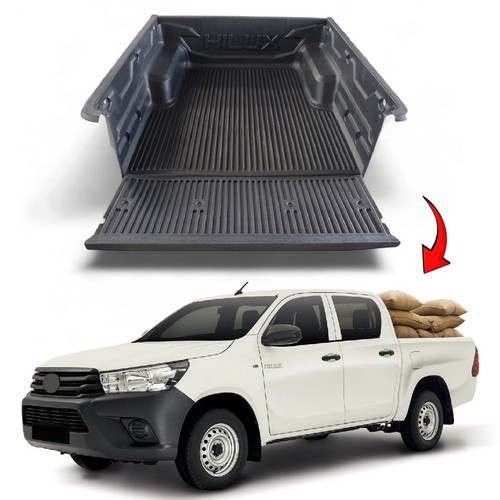 Black pickup truck bed liner - black,