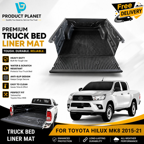 Black pickup truck bed liner - pickup,